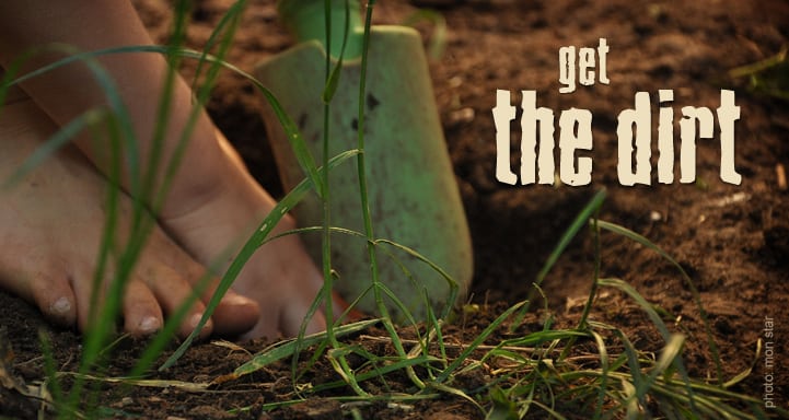 Logo for the blog "Get the Dirt".