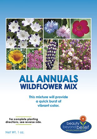 Collection of 7 Edible Wildflower Seed Packets