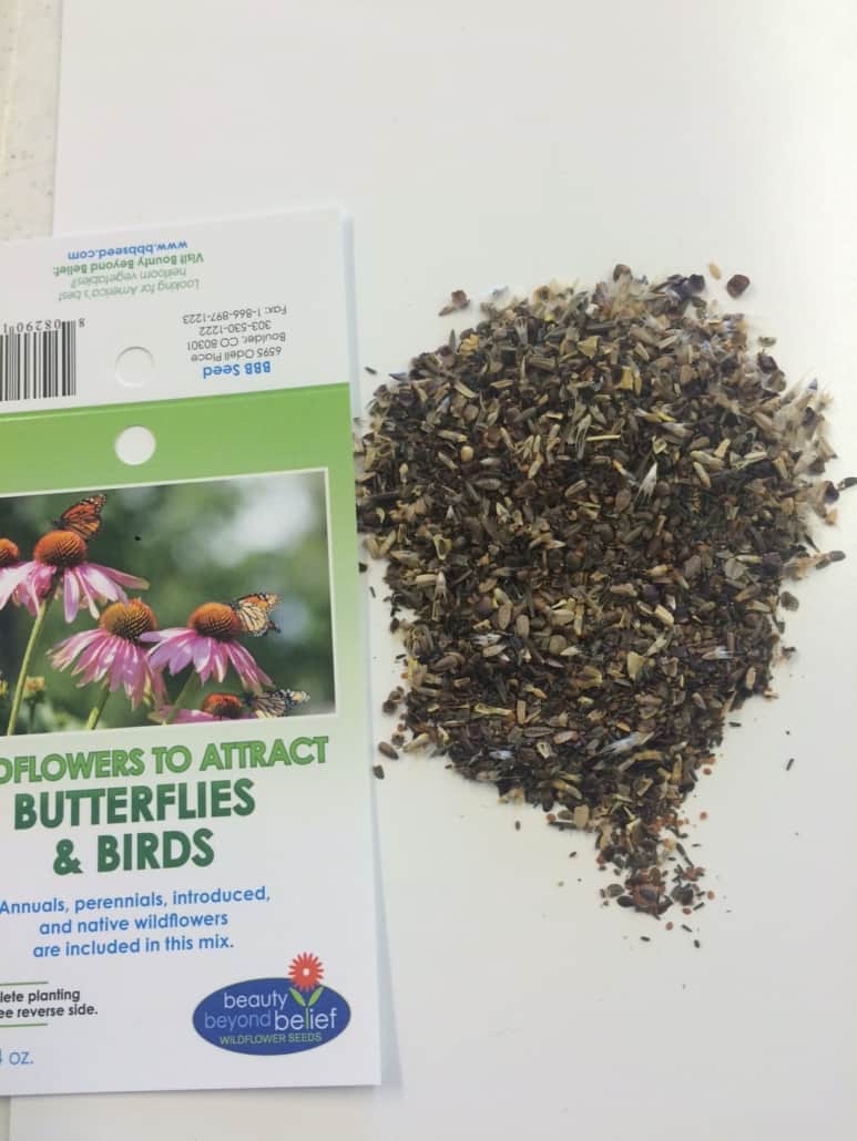 Wildflower Seeds and Butterfly Mix Garden Sticker – Big Moods