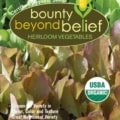 Mesclun lettuce blend seed package.