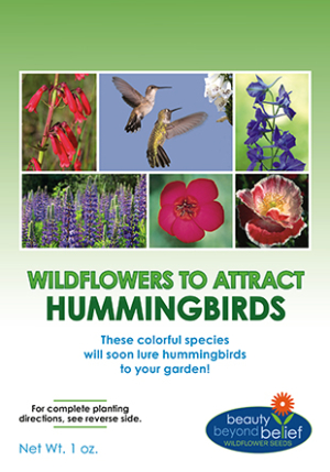 Tag on the Hummingbird wildflower mix