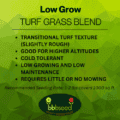 low grow turf grass label