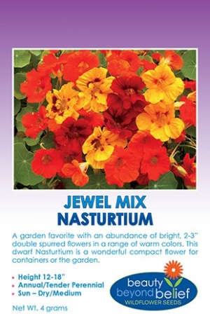Nasturtium Jewel Mix Wildflower Seeds