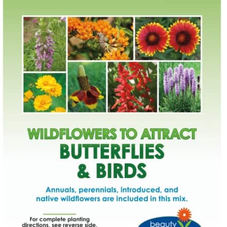 Wildflowers to Attract Birds & Butterflies Label