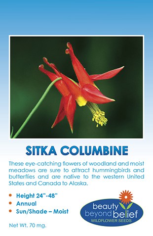 Sitka Columbine Wildflower Seeds