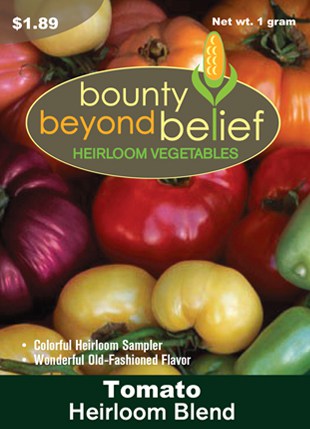 Heirloom Tomato Collection seed packet