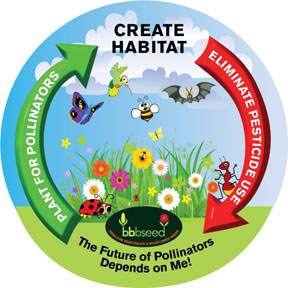 The Future of Pollinators Depends on Me! Sticker