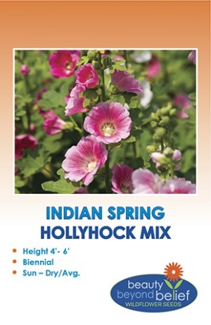 Indian Spring Hollyhock Mix