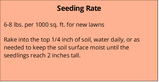 Dura Turf Seeding Rate