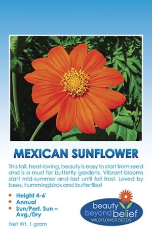 Mexican Sunflower Seed Packet