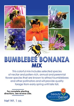 Bumblebee Bonanza Wildflower Mix seed packet