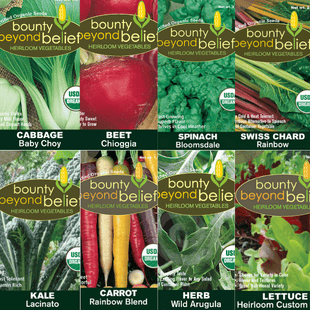 8 seed packet cool season vegetable collection.