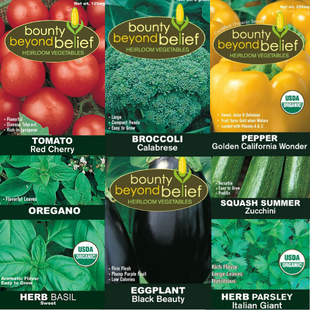 8 packet Italian Chef vegetable collection.