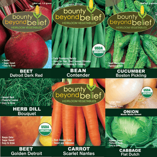 8 seed packet pickling collection.