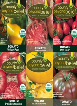 Heirloom Tomato Seed Packet Collection