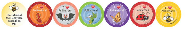 Pollinator Stickers