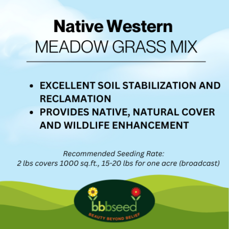 image of label for native western meadow grass mix