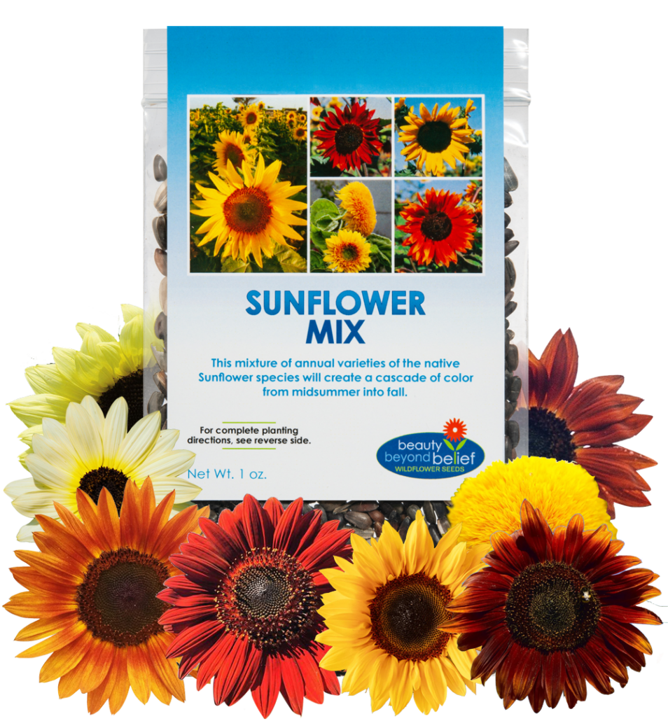 Sunflower Mix Seeds | Wildflower Seeds | BBB Seed
